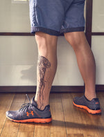 Black Jellyfish Tattoo Printed Sheer Tights/Pantyhose