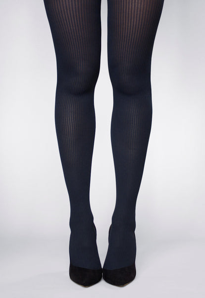 Costina II Wide Ribbed Cable Tights by Veneziana – DressMyLegs