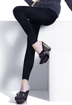 Arctica 250 Den Cotton & Wool Opaque Leggings by Marilyn in black