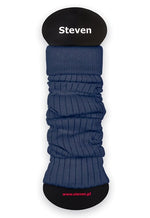 Ribbed Cotton Coloured Leg Warmers by Steven in denim jeans