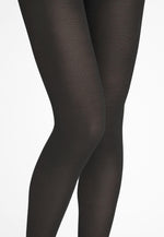 Cashmere Rich Smooth Opaque Tights by Marilyn in black