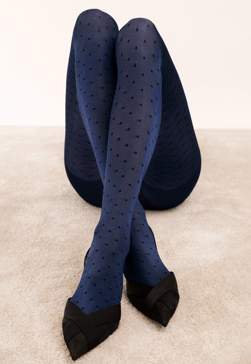 Sheer & opaque patterned Fiore tights, hold-ups, stockings at