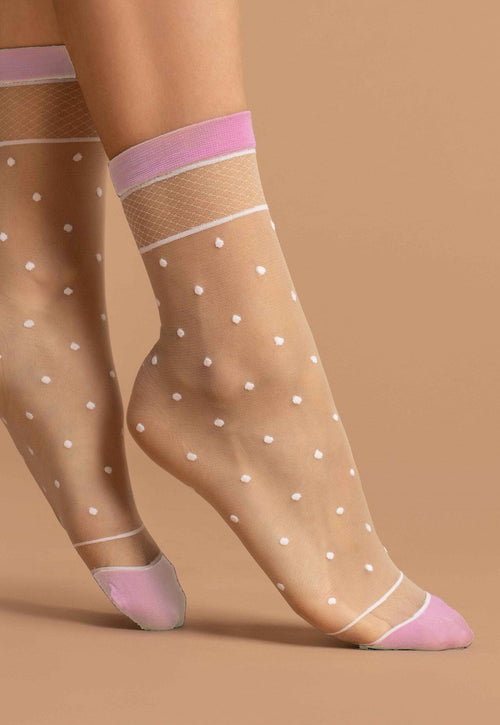 Very Cherry Berry Patterned Nude & Pink Sheer Tights at Ireland's Online  Shop – DressMyLegs