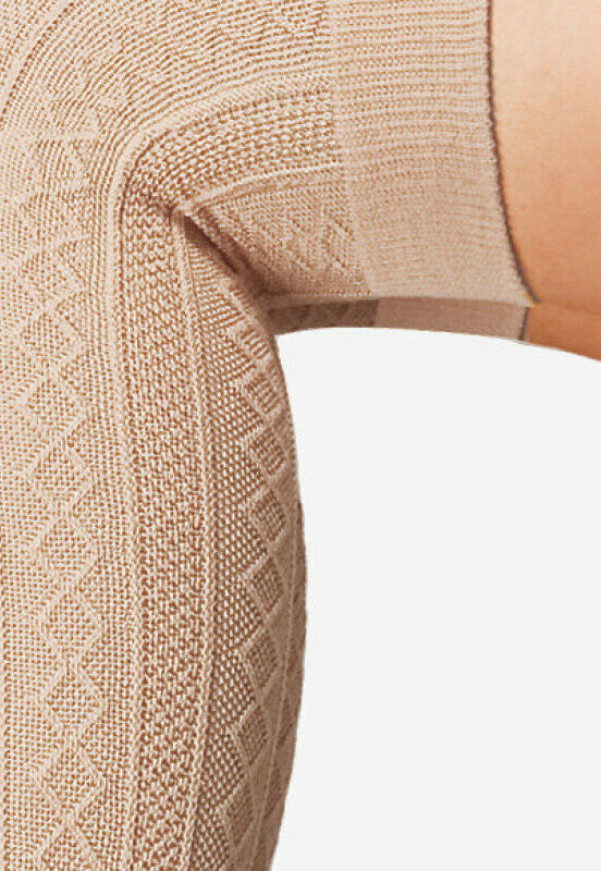 Parigina 113 Cable Knit Over-Knee Socks by Lores in oatmeal beige