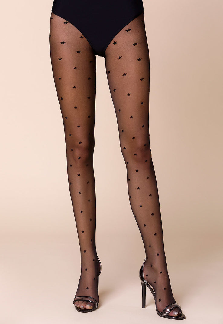 Stars Patterned Black Sheer Tights By Gabriella At Ireland s Online Stars Patterned Black Sheer Tights By Gabriella At Ireland s Online