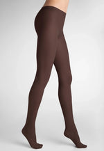Tonic 40 Den Coloured Opaque Tights by Marilyn in bronzo brown