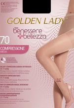 Wellness & Beauty 70 Den 15-17mmHg Compression Sheer Tights by Golden Lady