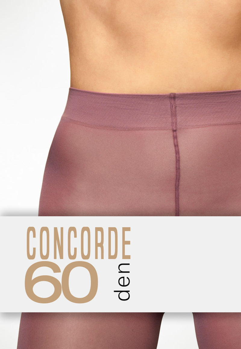 Concorde 60 Denier Coloured Opaque Tights waistband