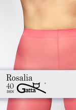 Rosalia 40 Den Coloured Opaque Tights Waistband