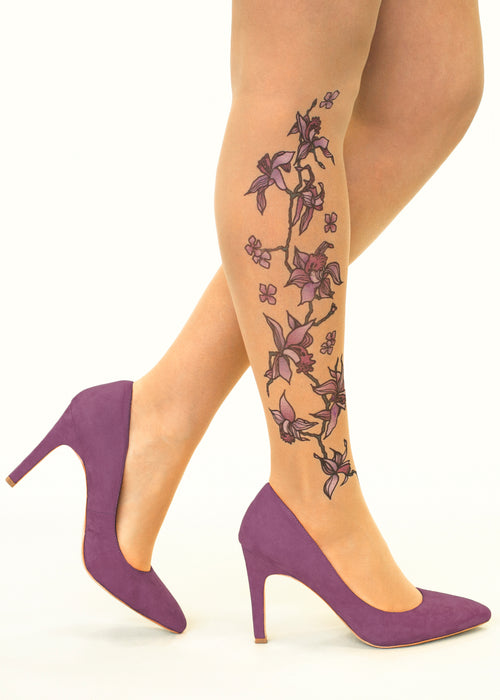 Celtic Phoenix Tattoo Printed Sheer Tights at Ireland's Online Shop –  DressMyLegs