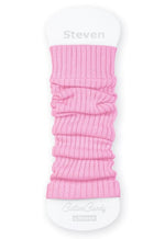 Ribbed Cotton Kids' Leg Warmers by Steven in baby pink