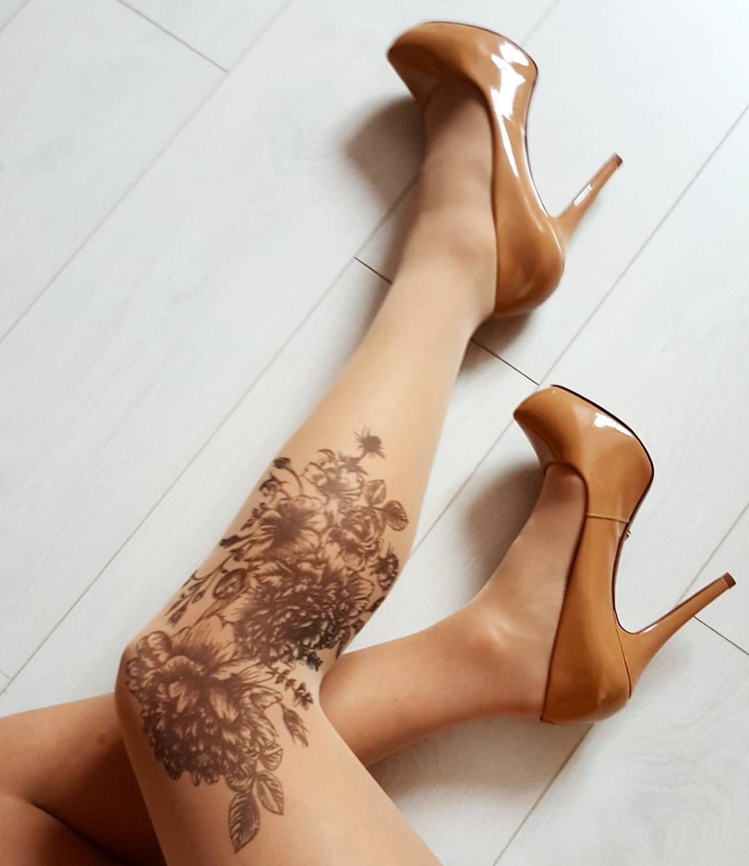 Mermaid Spell Tattoo Printed Sheer Tights at Ireland's Online Shop
