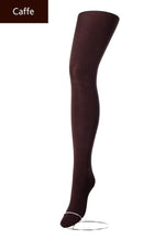 Galaxy 120 Den Glossy Opaque Tights by Giulia in brown
