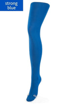 Galaxy 120 Den Glossy Opaque Tights by Giulia in blue