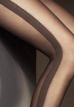 Lucy Side Stripe Patterned Sheer Tights by Veneziana