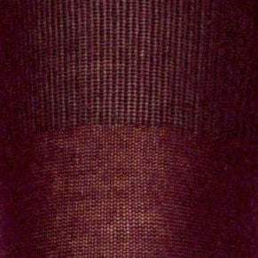 Nina Smooth Knitted Cotton Over-Knee Socks by Veneziana in burgundy red