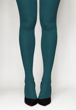 Concorde 60 Denier Coloured Opaque Tights by Lores in teal blue green