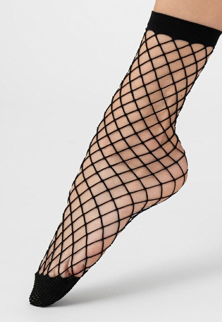 Open Toe Shoes Pantyhose Fishnet Socks With Sandals CheeseandU